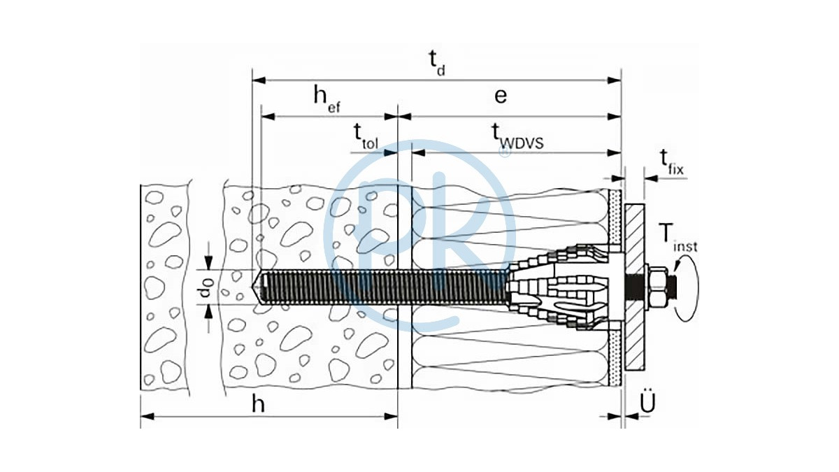 FISCHER Systém pro kotvení přes izolaci Thermax nerez 12/16 FISCHER Systém pro kotvení přes izolaci Thermax nerez 12/16 12-16/170 R, 10 ks